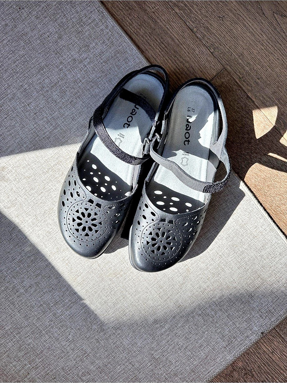 Naot Arataki Leather Slingback Shoes — Worn Once + Original Box